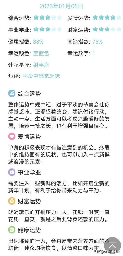 星座座今日運勢查詢