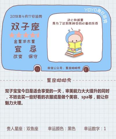 上升星座今日運勢