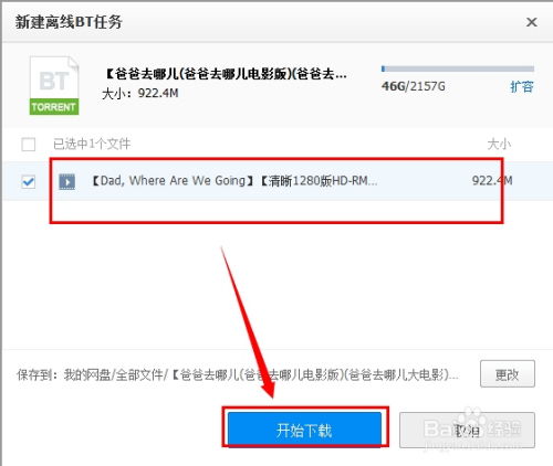 百度網(wǎng)盤怎么下片