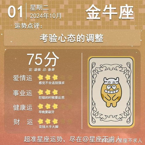 今日星座運(yùn)勢10.1