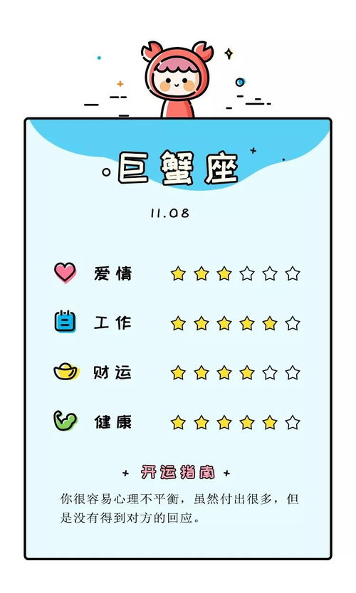今日運勢星座8