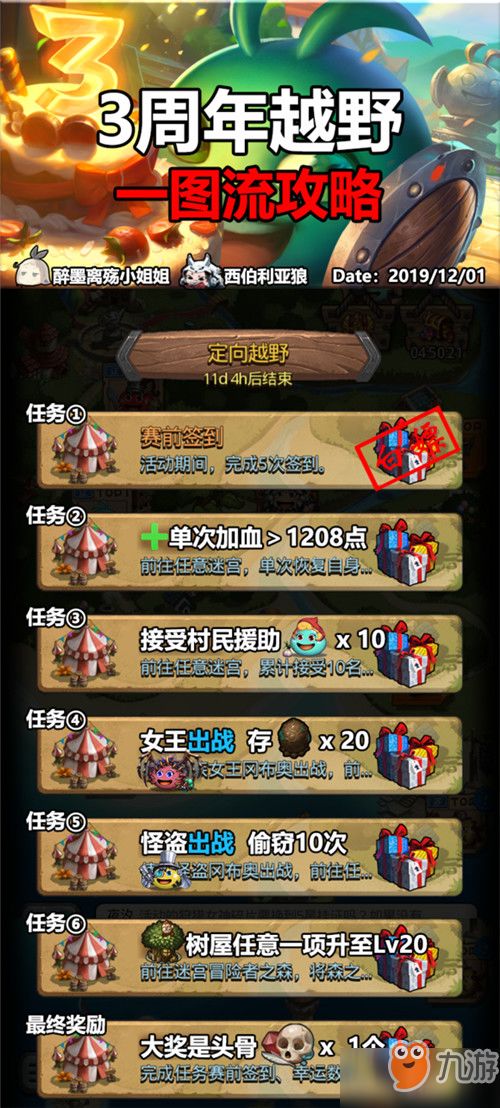 周年慶攻略小游戲怎么玩