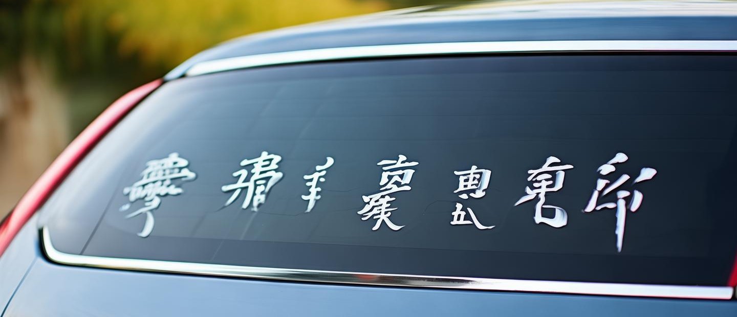 汽車對聯(lián)貼多少厘米的