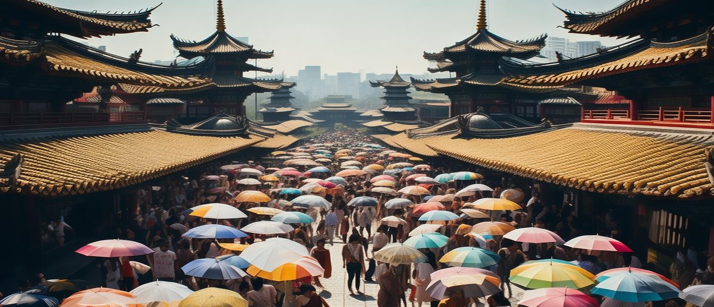 靈隱寺有多熱鬧