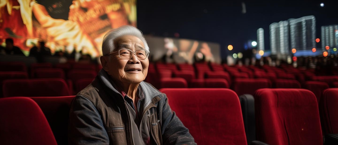 杭州70歲肖戰(zhàn)粉赴影院觀射雕英雄傳