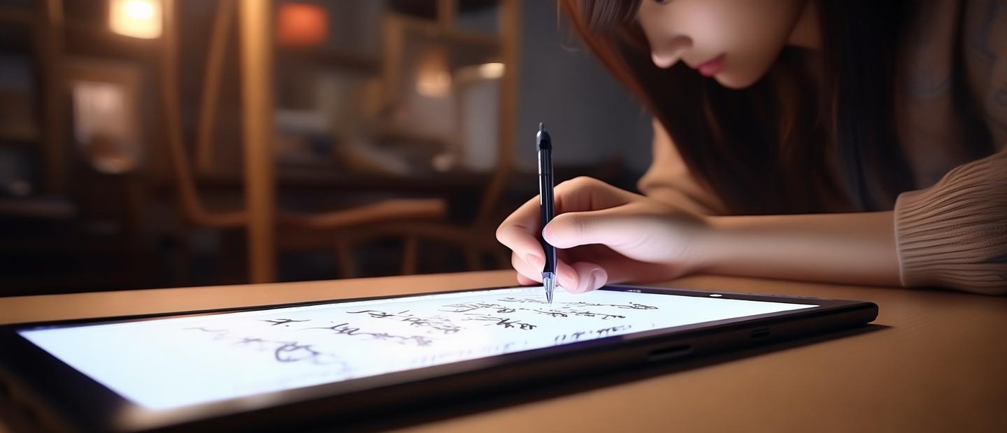 華為電子書如何練字