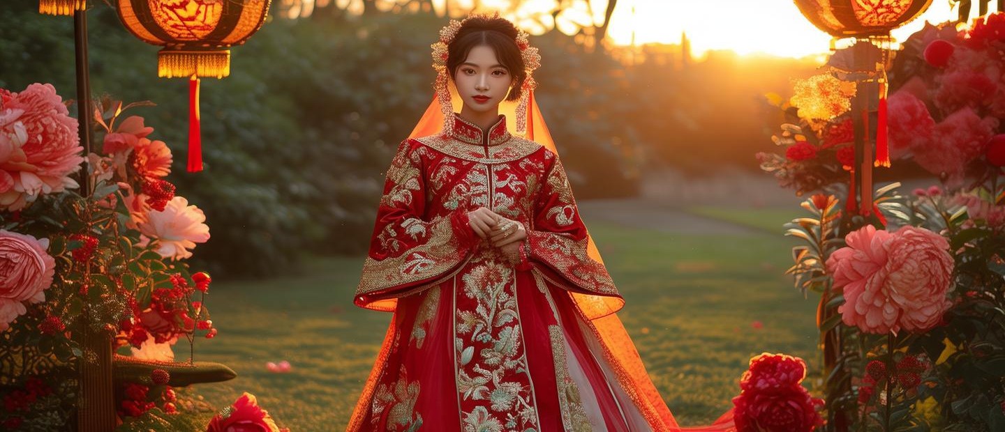 女生曬備婚兩年的明制中式婚禮