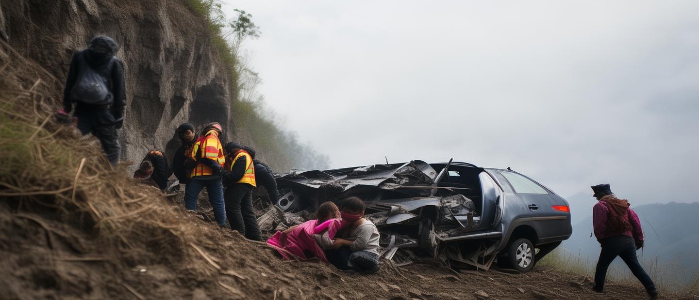 溫州一家五口駕車墜崖致1死的故事