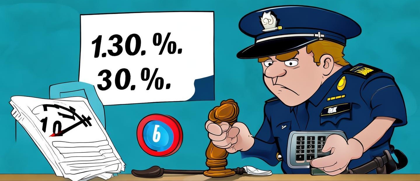汽車超速30%罰款多少