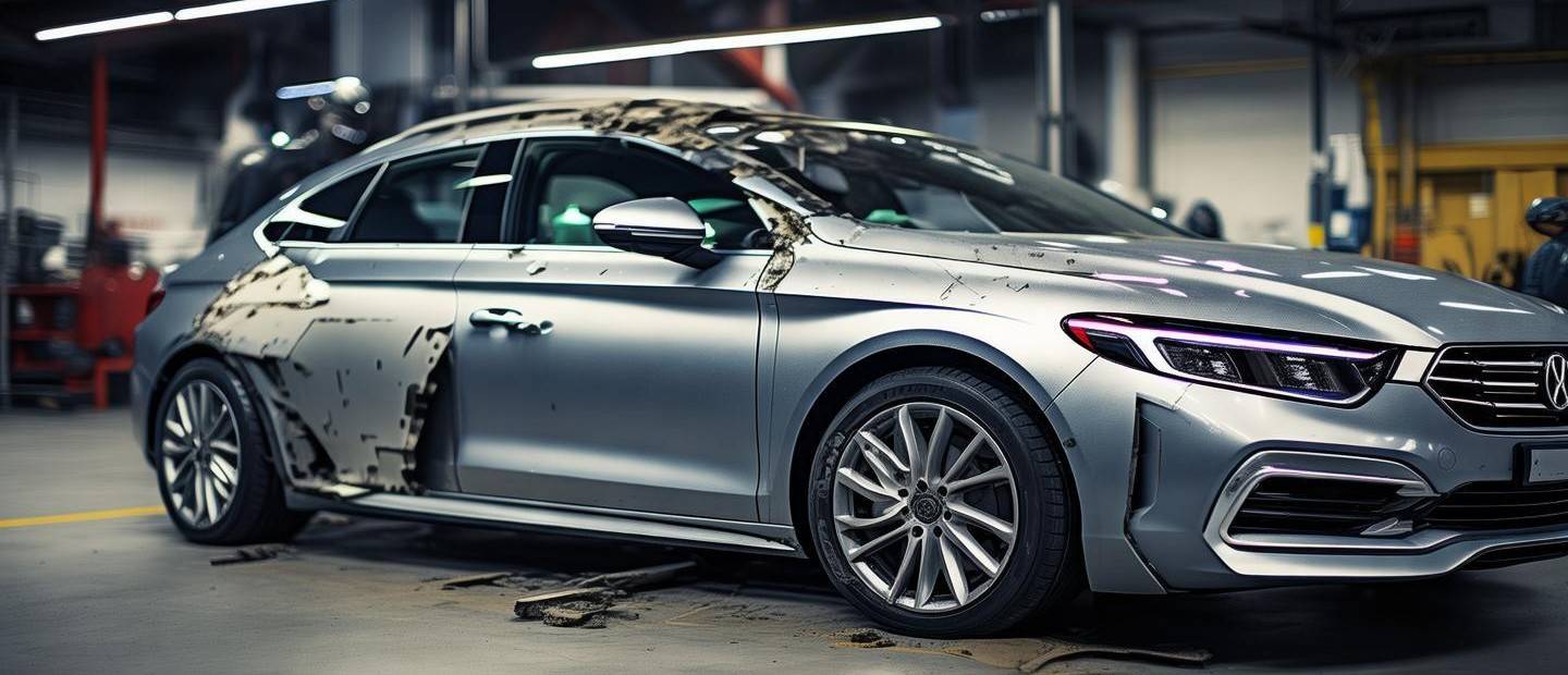 汽車剮蹭板金噴漆修復多少錢