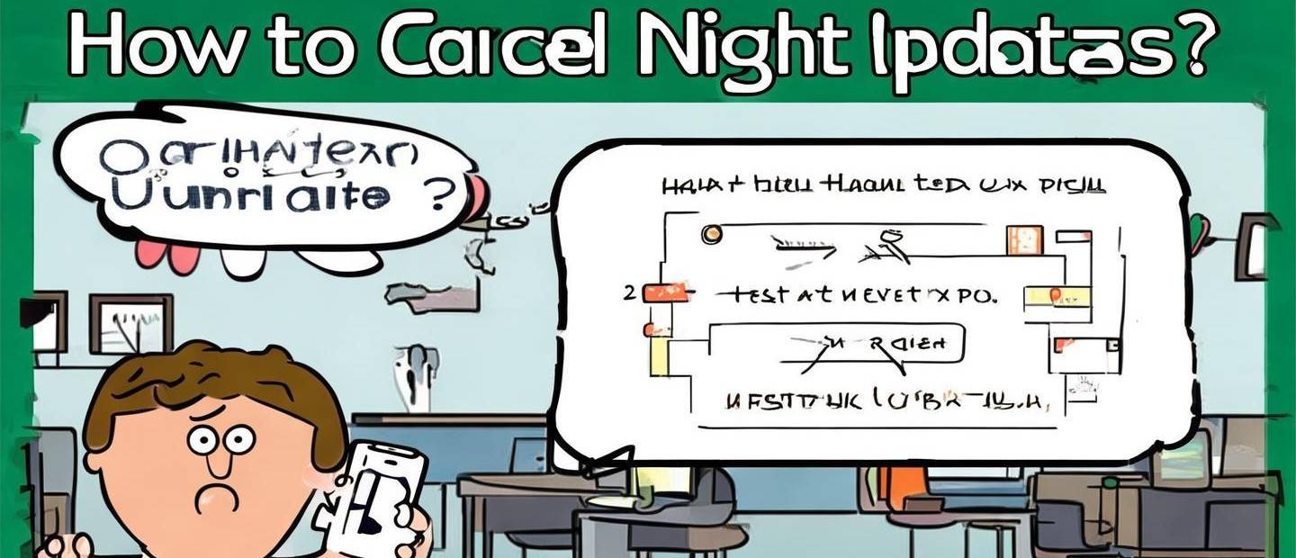 如何取消華為夜間更新