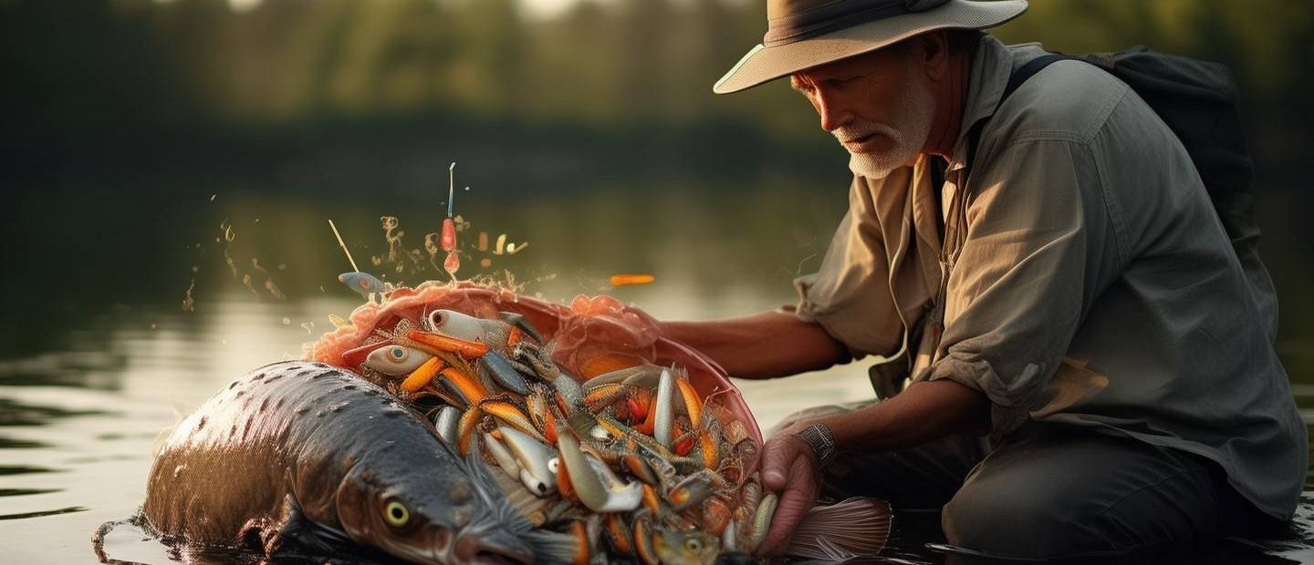 男子釣魚剖開魚肚發(fā)現(xiàn)17個(gè)假餌