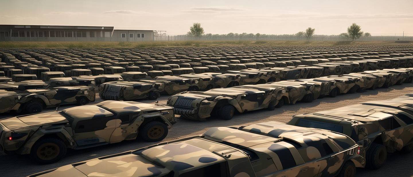 華約有多少軍用汽車