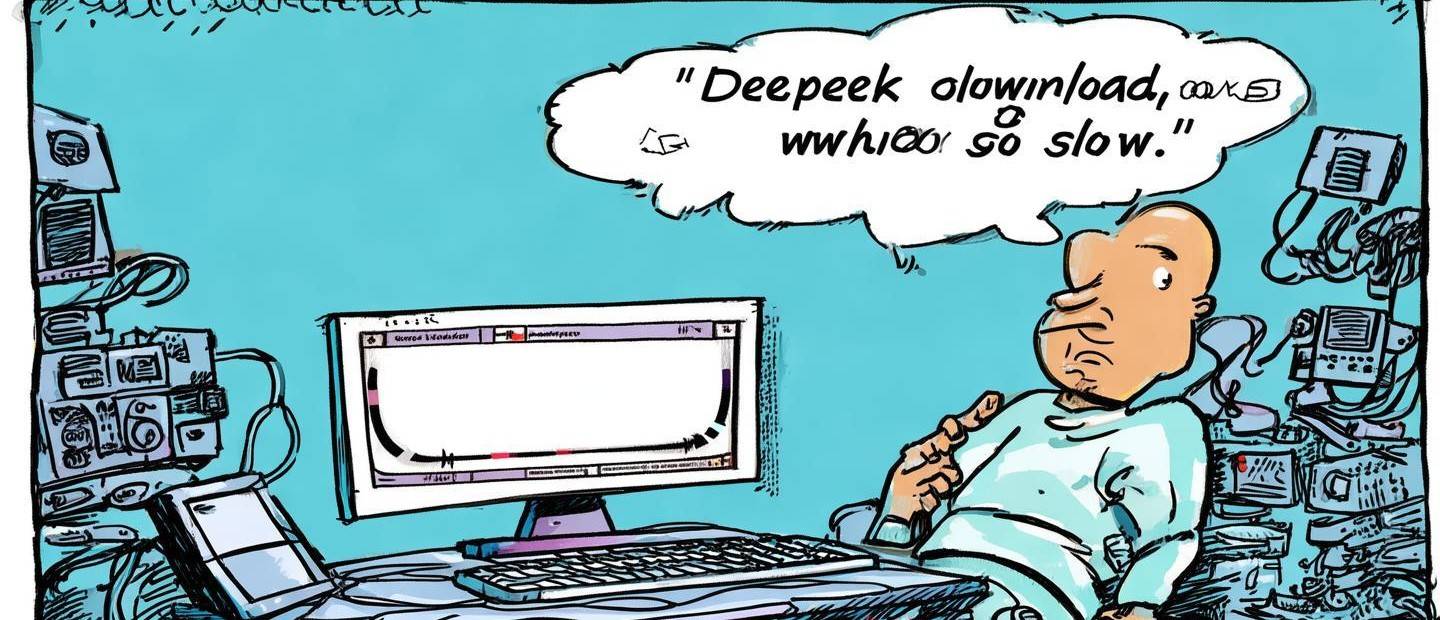 deepseek下載怎么慢