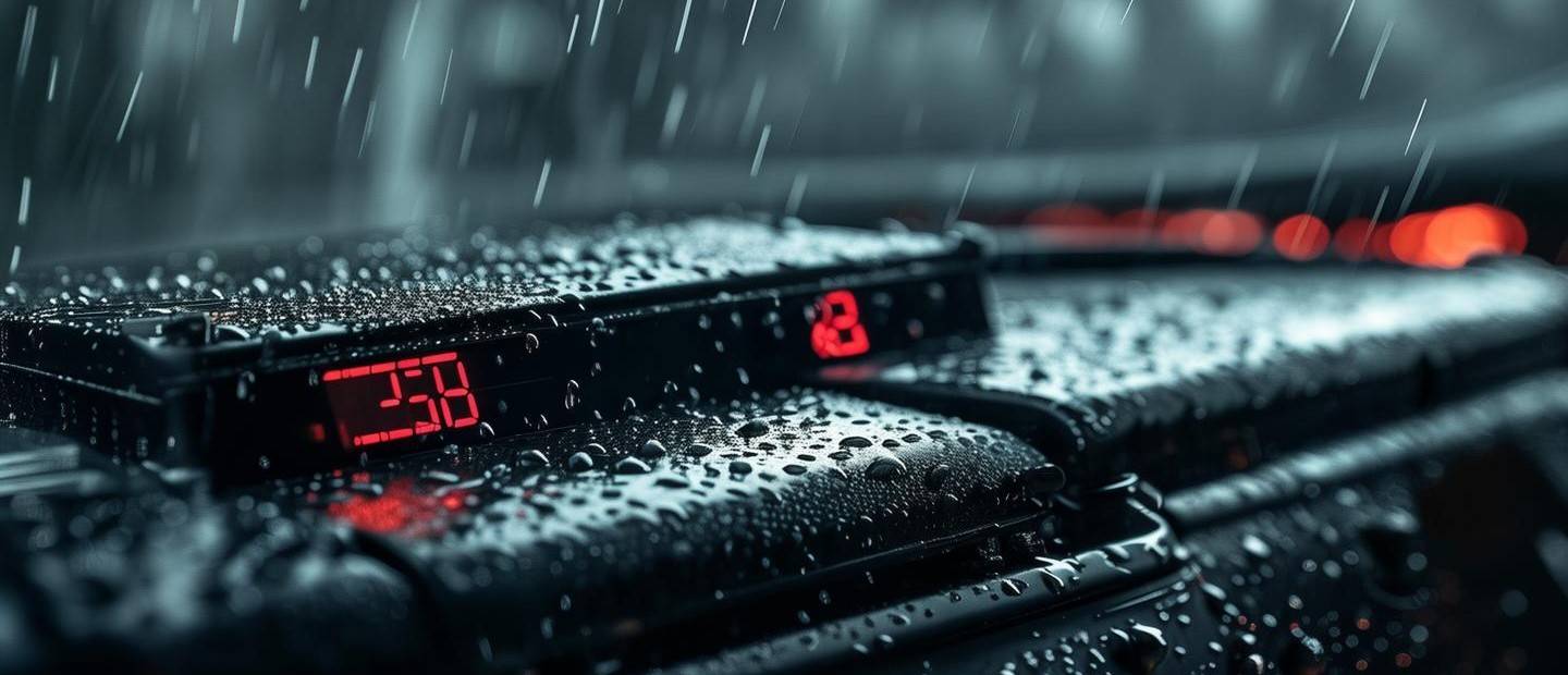 雨天汽車電瓶電壓多少