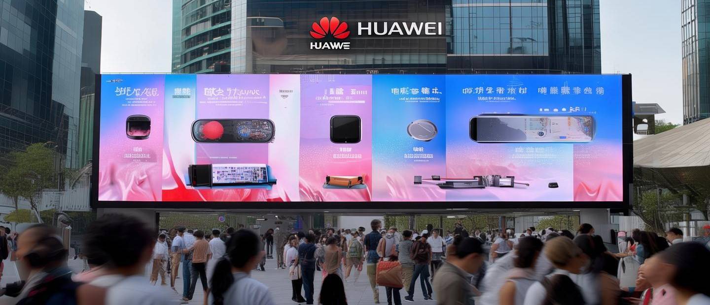 華為是如何開展廣告活動