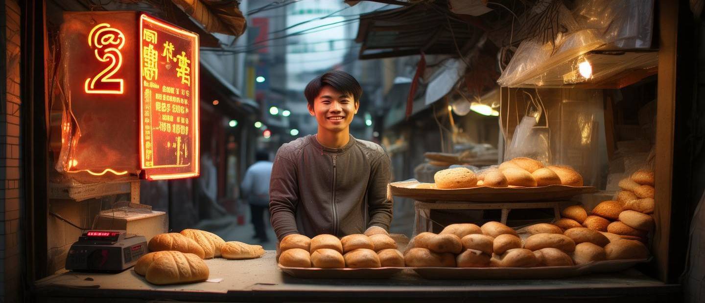 小伙開(kāi)設(shè)2元面包店，日入最高達(dá)4000元