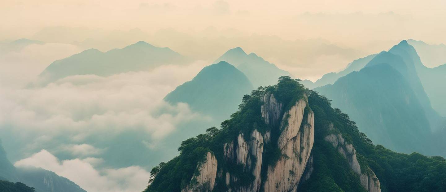 男子在杭州太子山意外拍到黃山，自然之美的獨(dú)特交匯