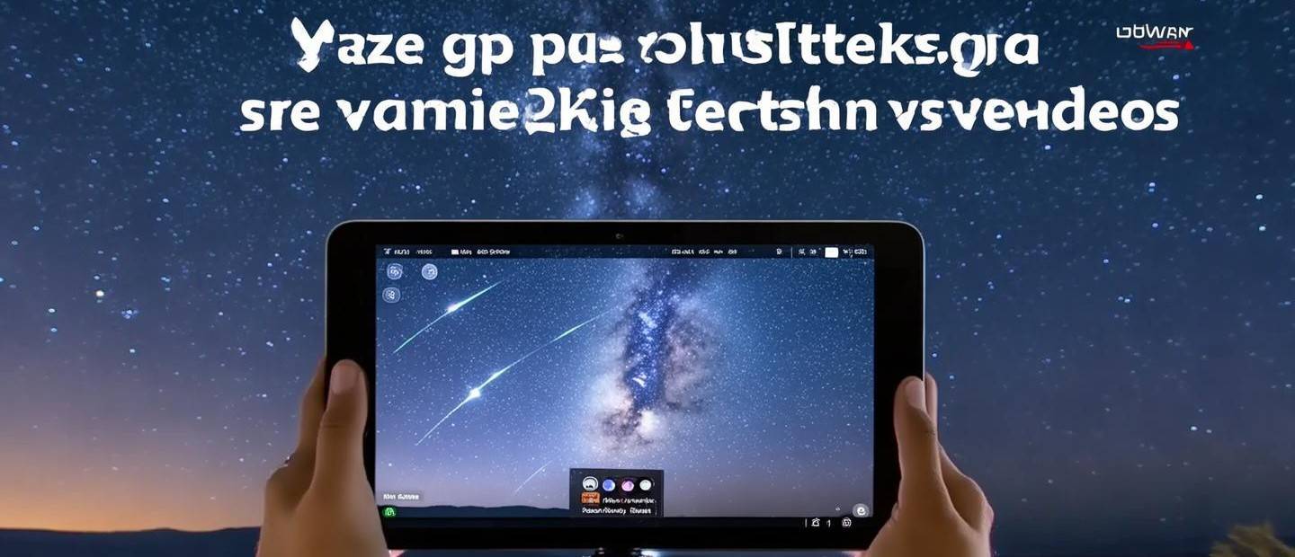 如何拍星空華為平板視頻