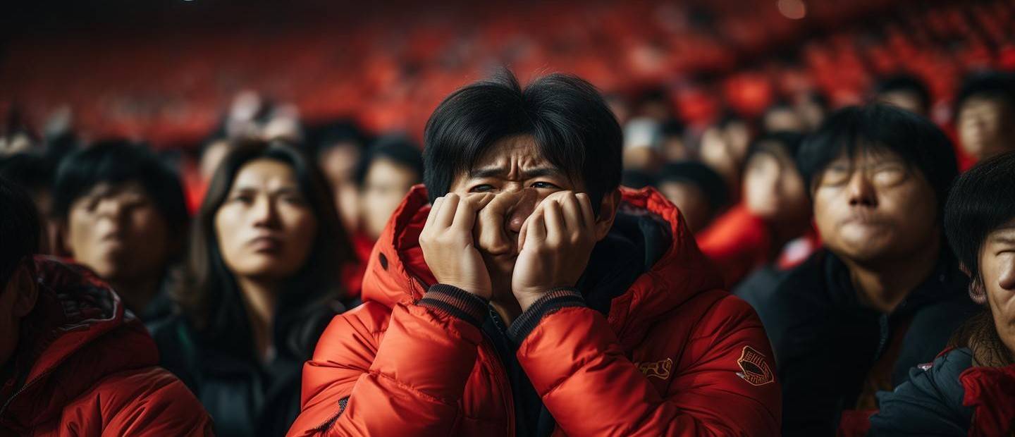 韓國球迷眼中的失落，輸給中國的奇恥大辱