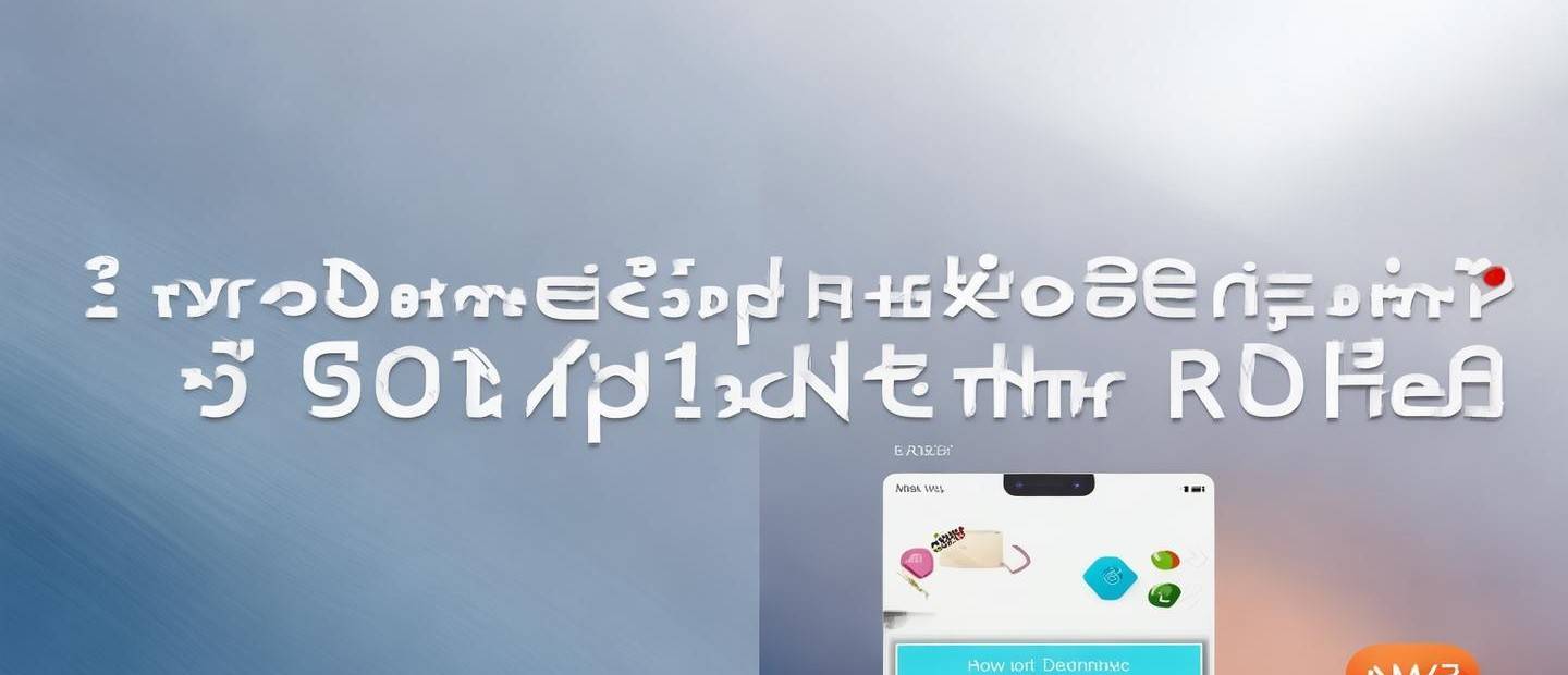 華為手機(jī)如何刪除軟件