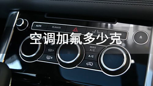 汽車加氟加多少克