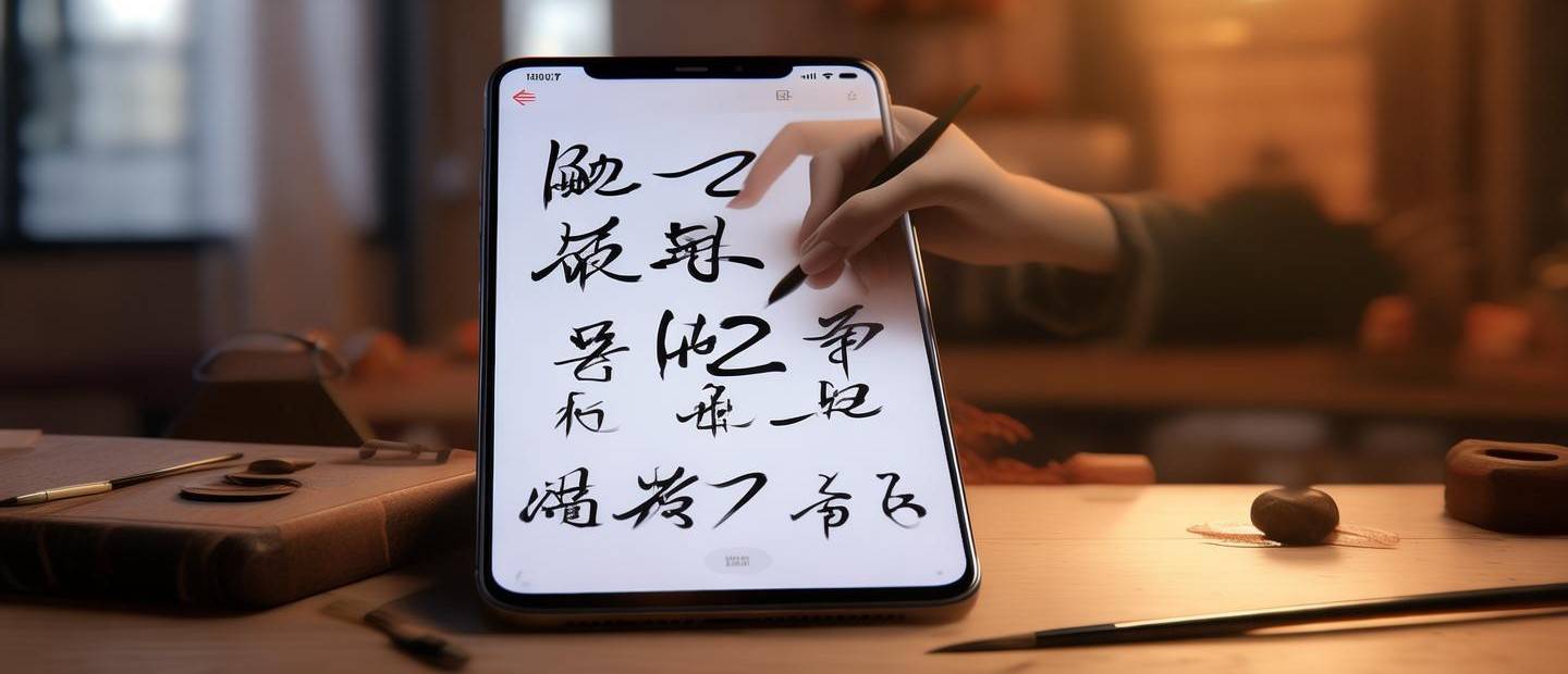 小米手機怎么練字
