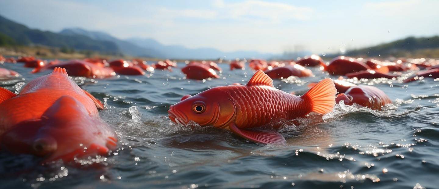 赤峰達(dá)里湖百萬華子魚逆流而行，生命的堅(jiān)韌與奇跡