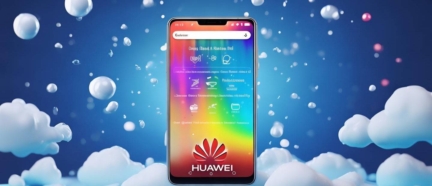 如何將華為電量設成彩虹