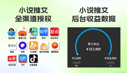 靠小說賺錢的項目是什么