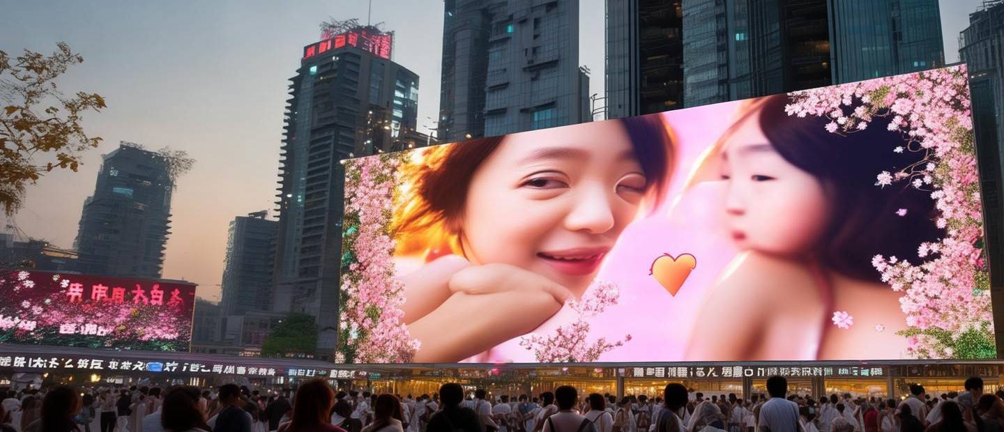 成都母親節(jié)戶(hù)外大屏展現(xiàn)超前溫情