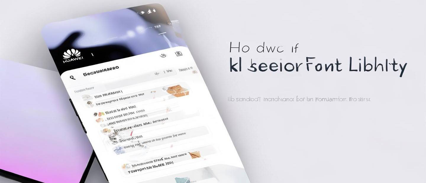 華為如何下載付費(fèi)字體庫(kù)