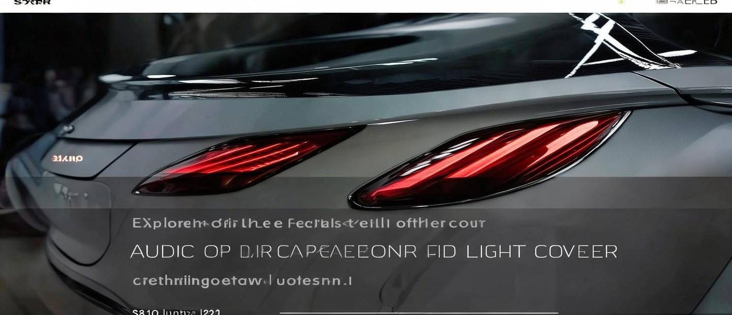 奧迪汽車后燈罩多少錢,奧迪汽車后燈罩價格詳解