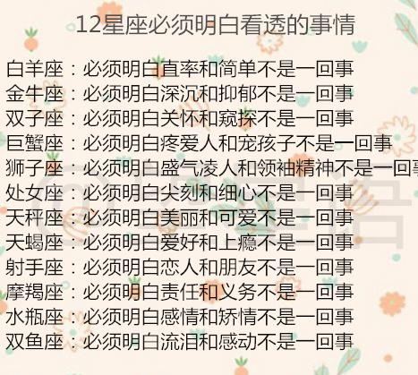 你要有什么星座,你有什么星座,天生就是天才嗎