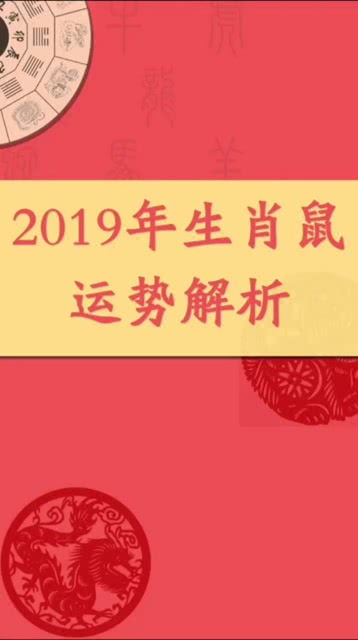 2019鼠婚姻運勢如何（2019年鼠的運勢如何）