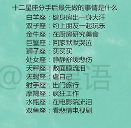十二星座做什么事情最帥