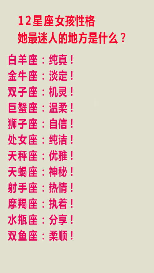 十二星座,最怕什么